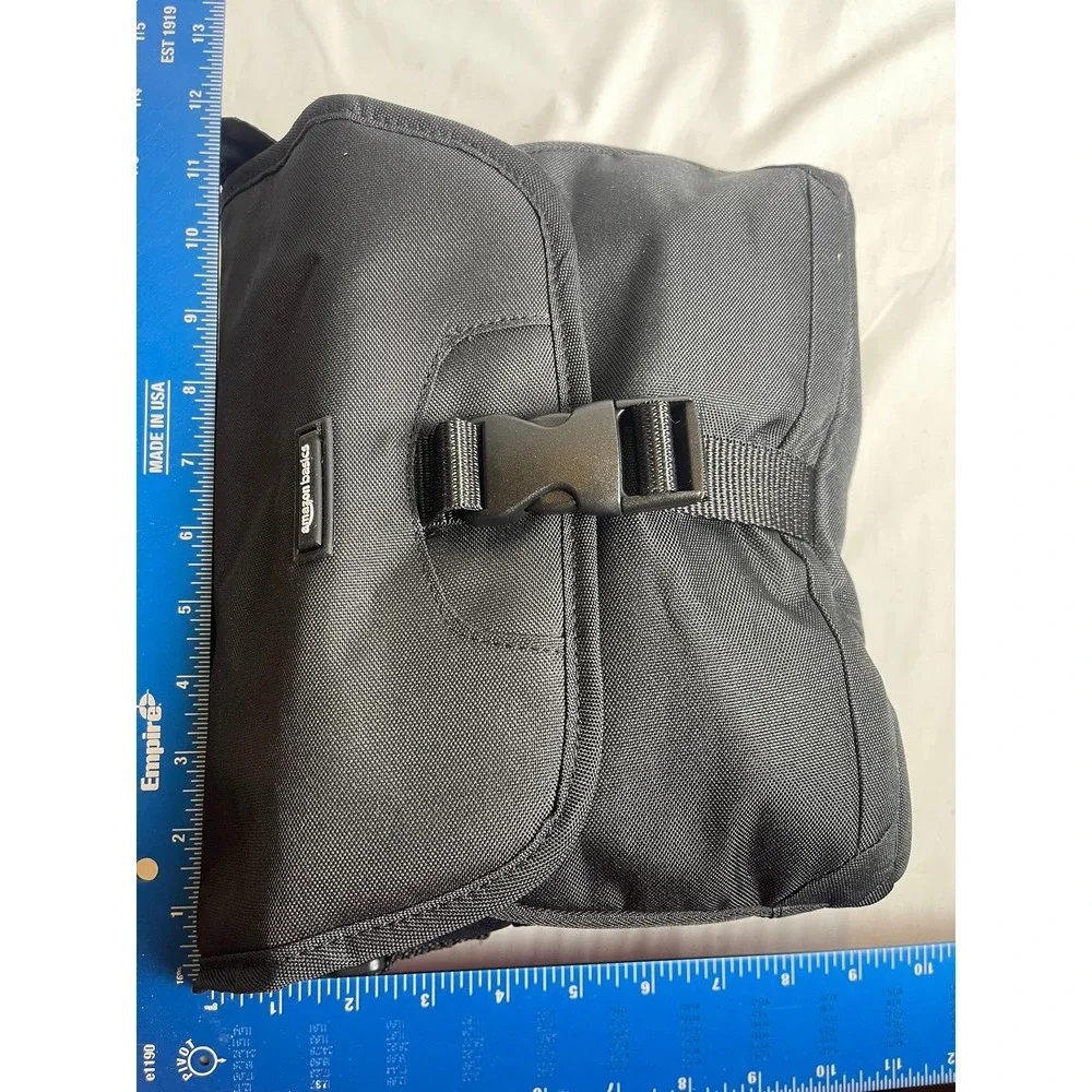 Amazon Basics Large DSLR Camera Gadget Bag Black Nylon‎ Padded Shoulder Strap